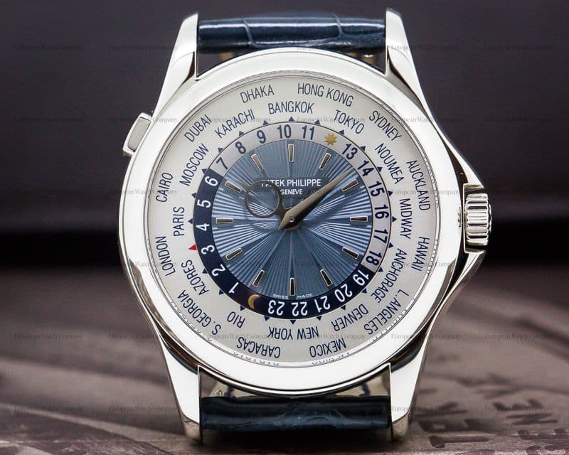 Patek Philippe 5130P World Time Platinum 