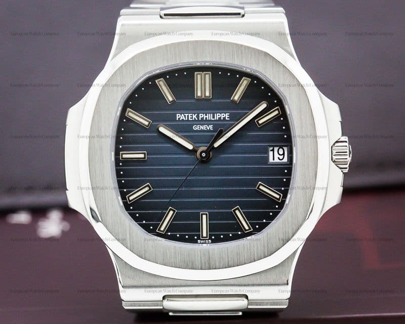 Patek Philippe Jumbo Nautilus Blue Dial SS