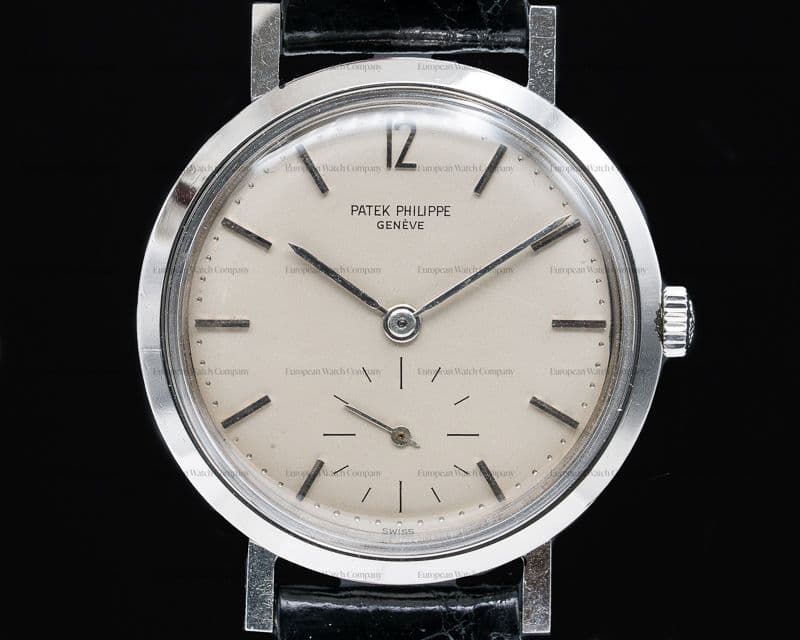 Patek Philippe 3418 Calatrava Waterproof Case Stainless Steel Circa 1957