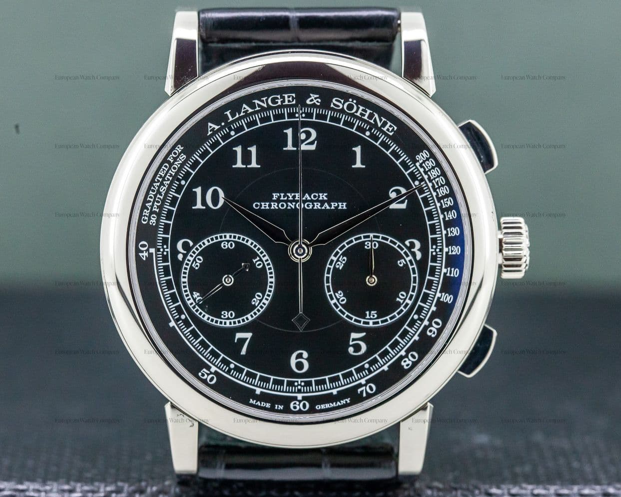 A. Lange and Sohne 1815 Chronograph 18K White Gold 