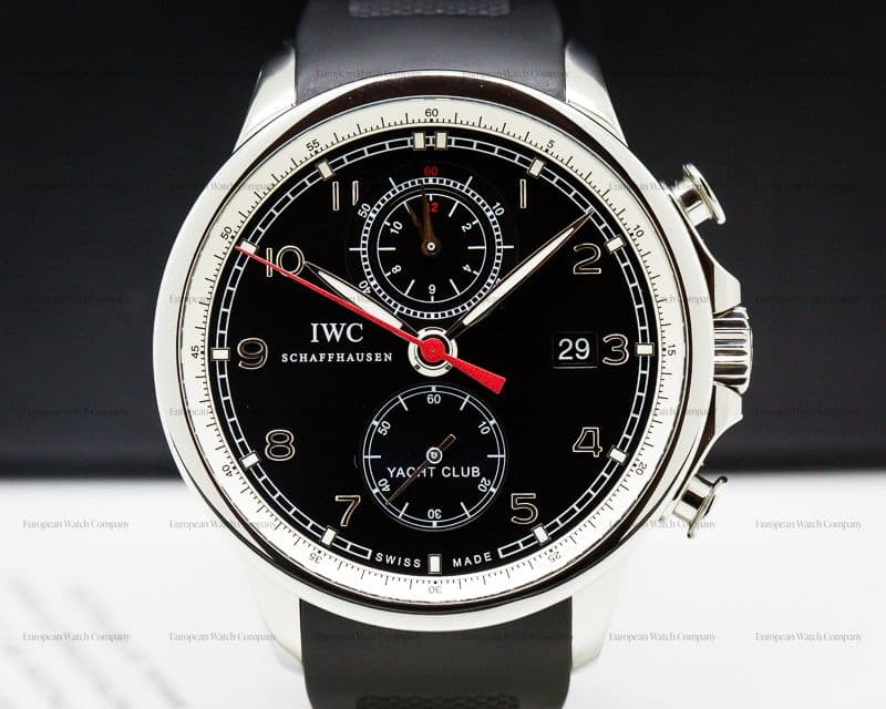 IWC IWC Portuguese Yacht Club Flyback SS Black Dial