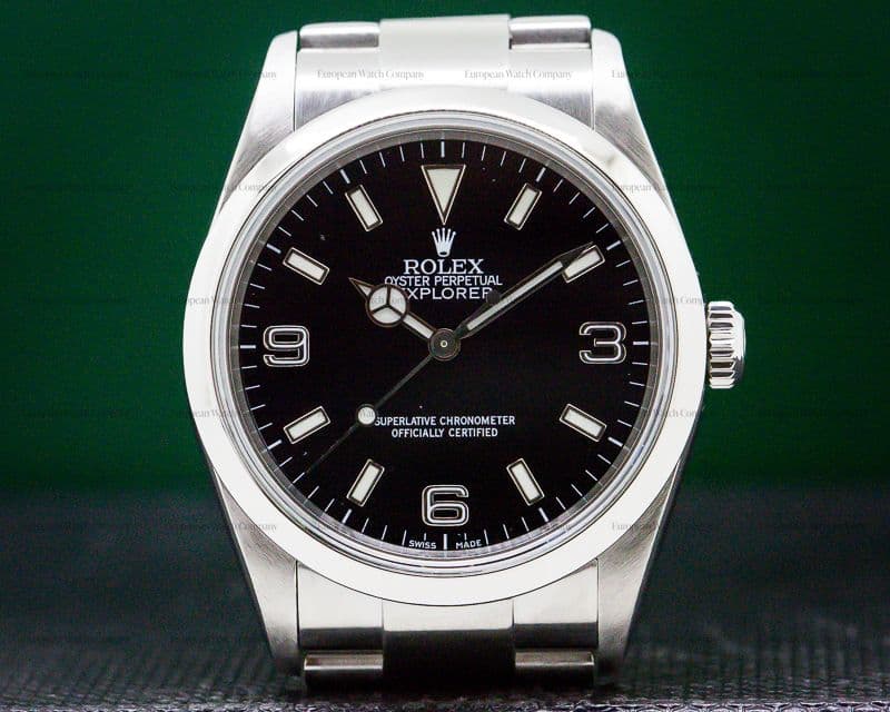 Rolex Explorer I 36MM SS Black Dial 

