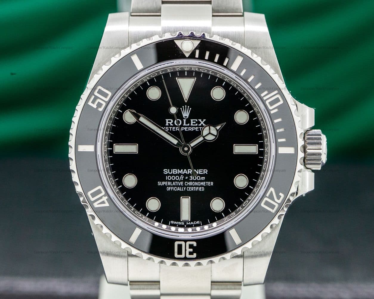 Rolex Submariner No Date Ceramic Bezel SS