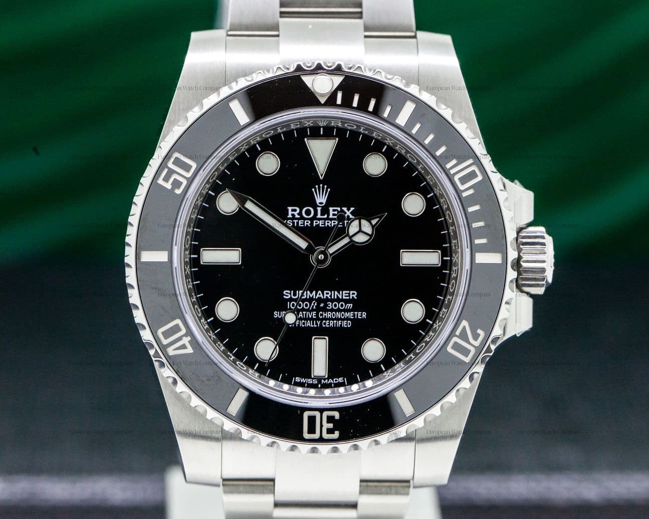 Rolex Submariner No Date Ceramic Bezel SS UNWORN