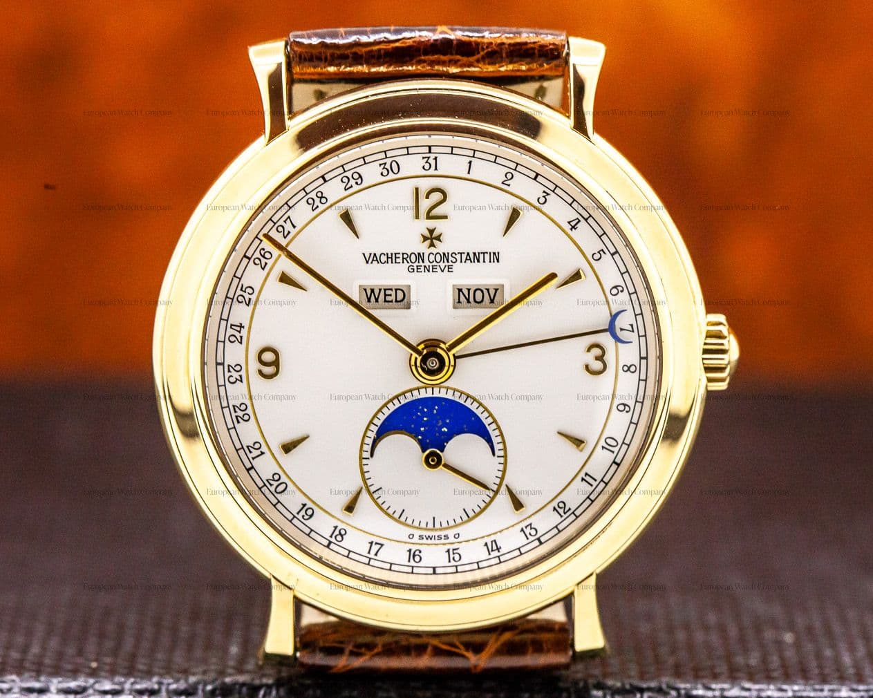 Vacheron Constantin Triple Date Moon 18K Yellow Gold / Manual Wind 