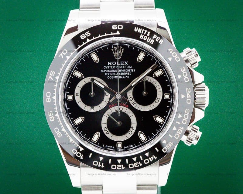 Rolex Daytona Ceramic Bezel SS / Black Dial 