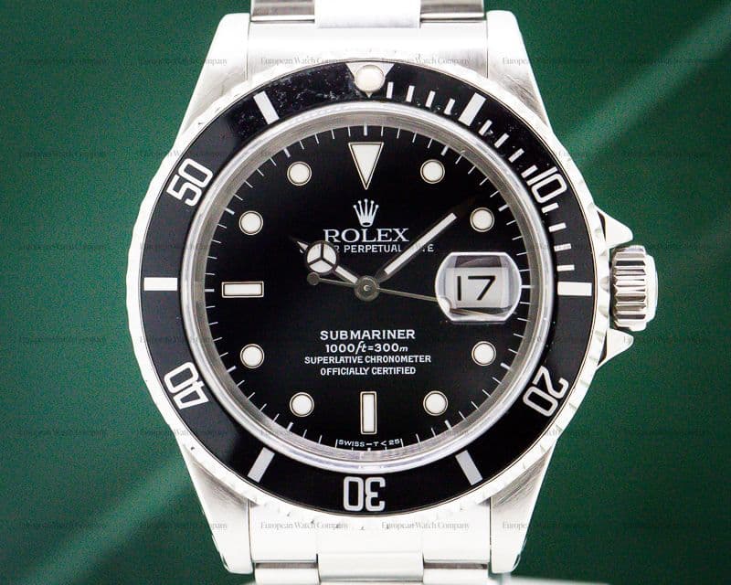 Rolex Submariner SS Black Dial COMPLETE