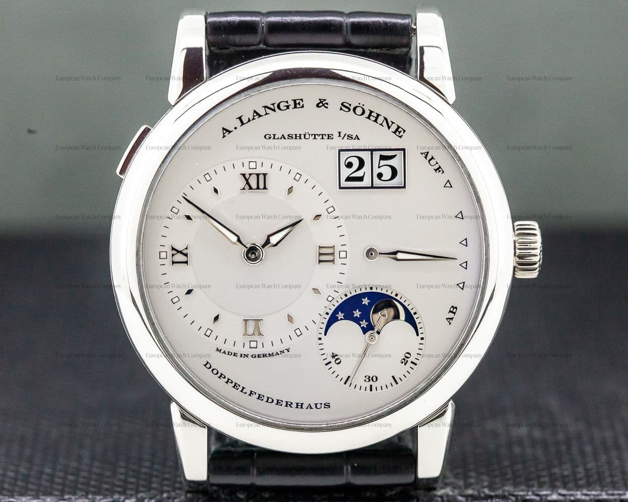 A. Lange and Sohne Lange 1 Moon Platinum / Deployment Buckle