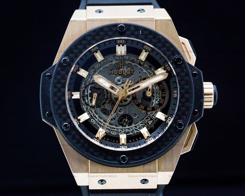 Hublot King Power Unico Chronograph 18k Rose Gold / Rubber