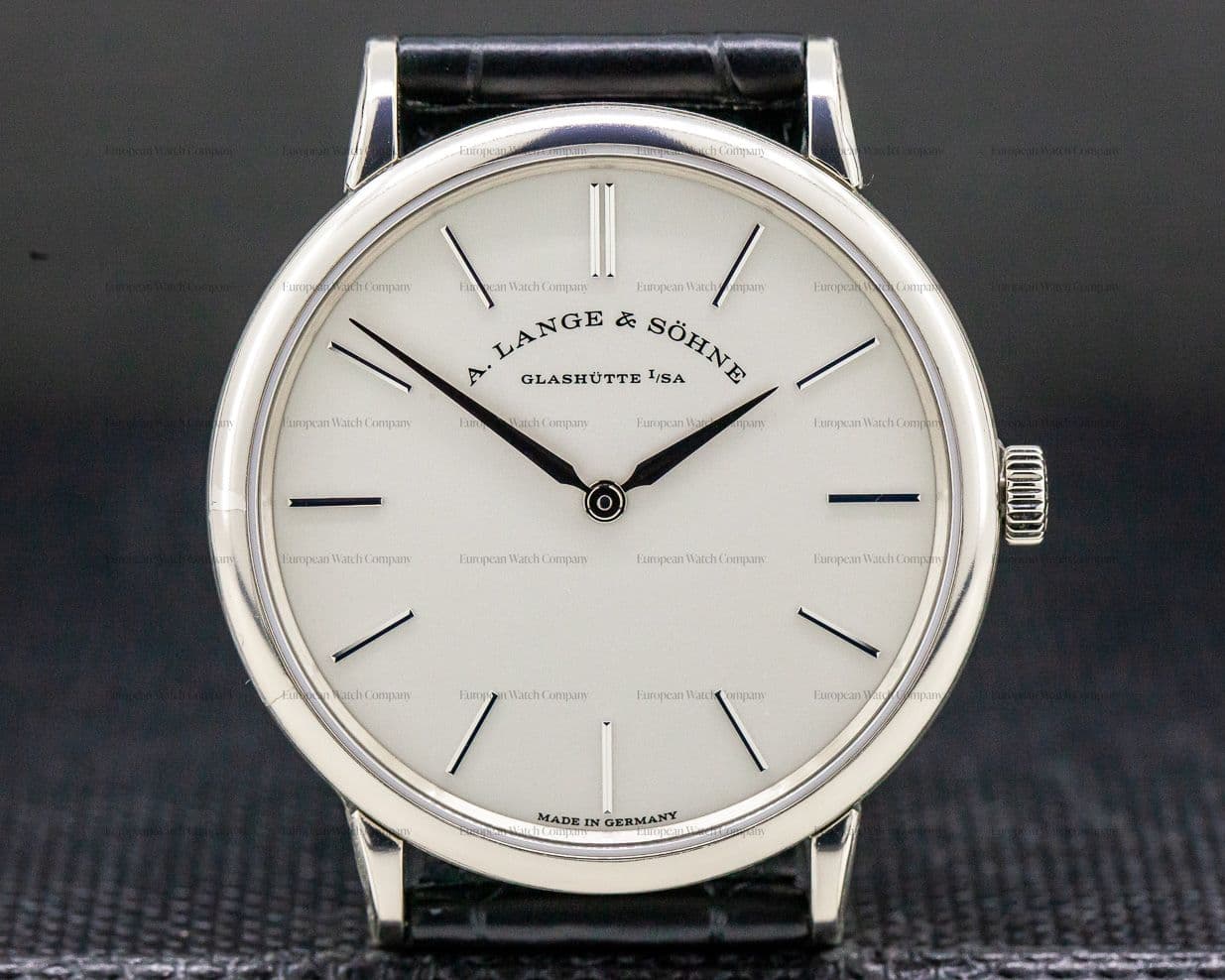 A. Lange and Sohne Saxonia Thin Manual Wind 18K White Gold