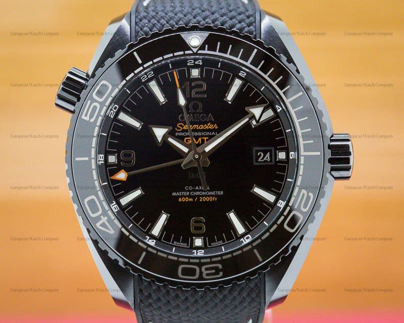 Omega Seamaster Planet Ocean Deep Black GMT 600M Co-Axial Ceramic