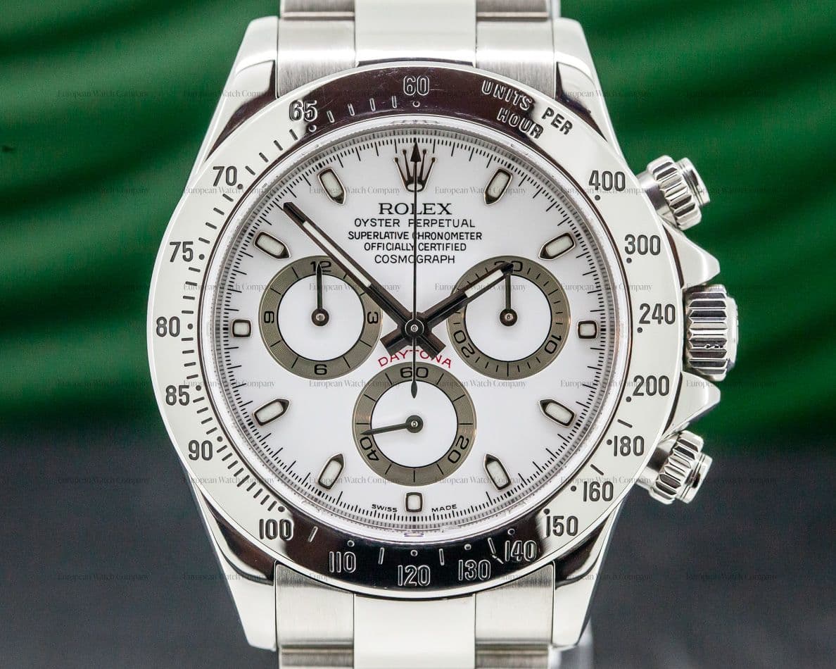 Rolex Daytona SS White Dial 