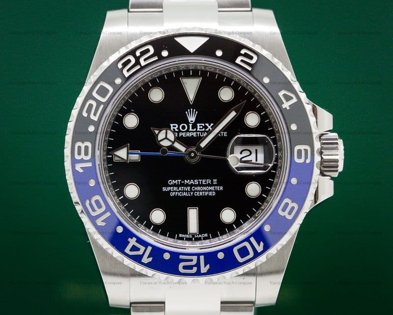 Rolex GMT Master II Ceramic Black & Blue "Batman" UNWORN 