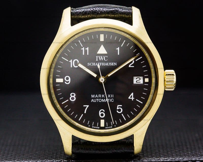 IWC Mark XII 18k Yellow Gold / JLC Caliber FULL SET