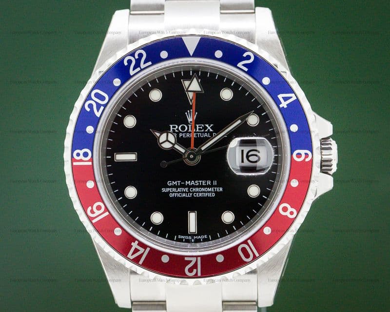 Rolex GMT Master II Pepsi Bezel Error / Stick Dial STICKERS WOW
