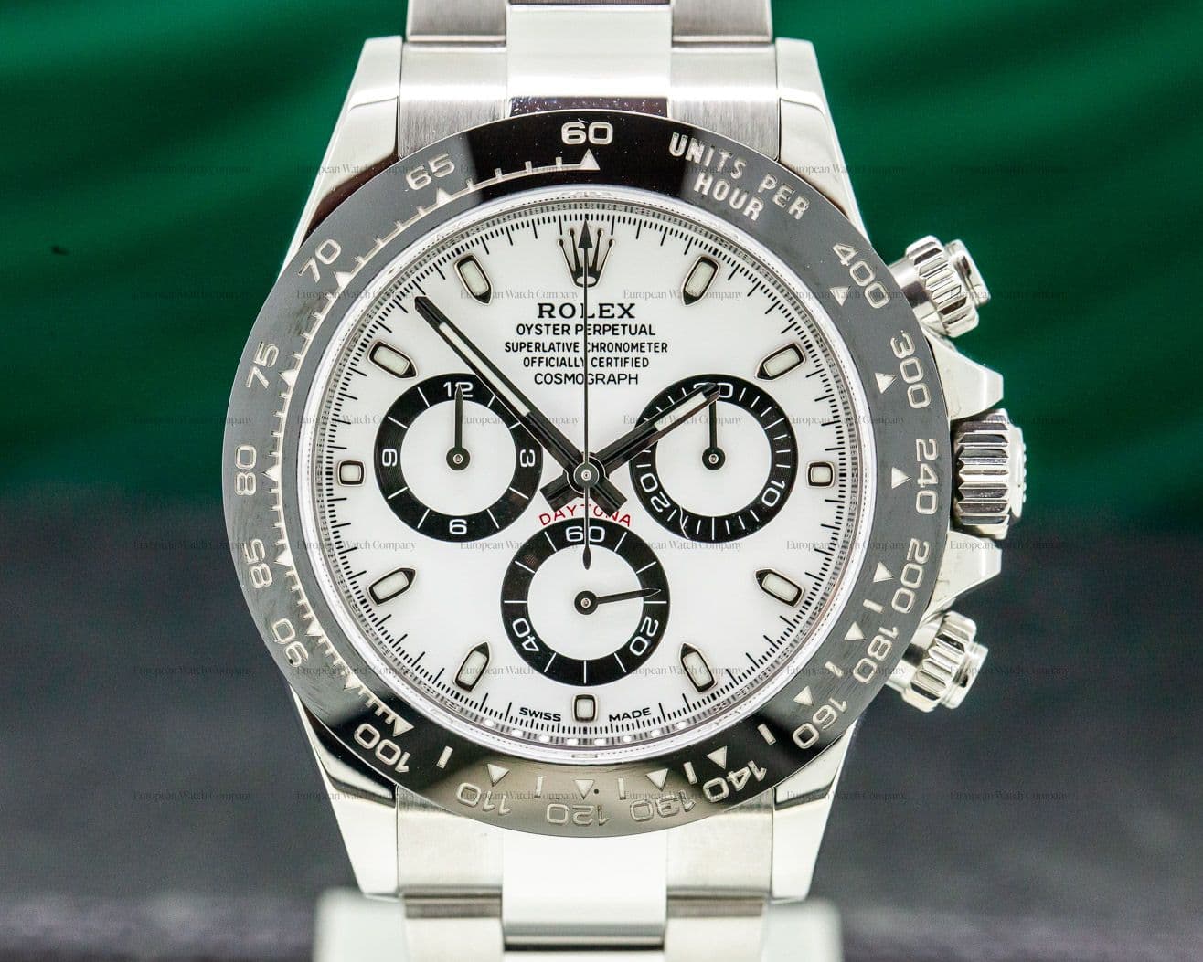 Rolex Daytona Ceramic Bezel SS / White Dial