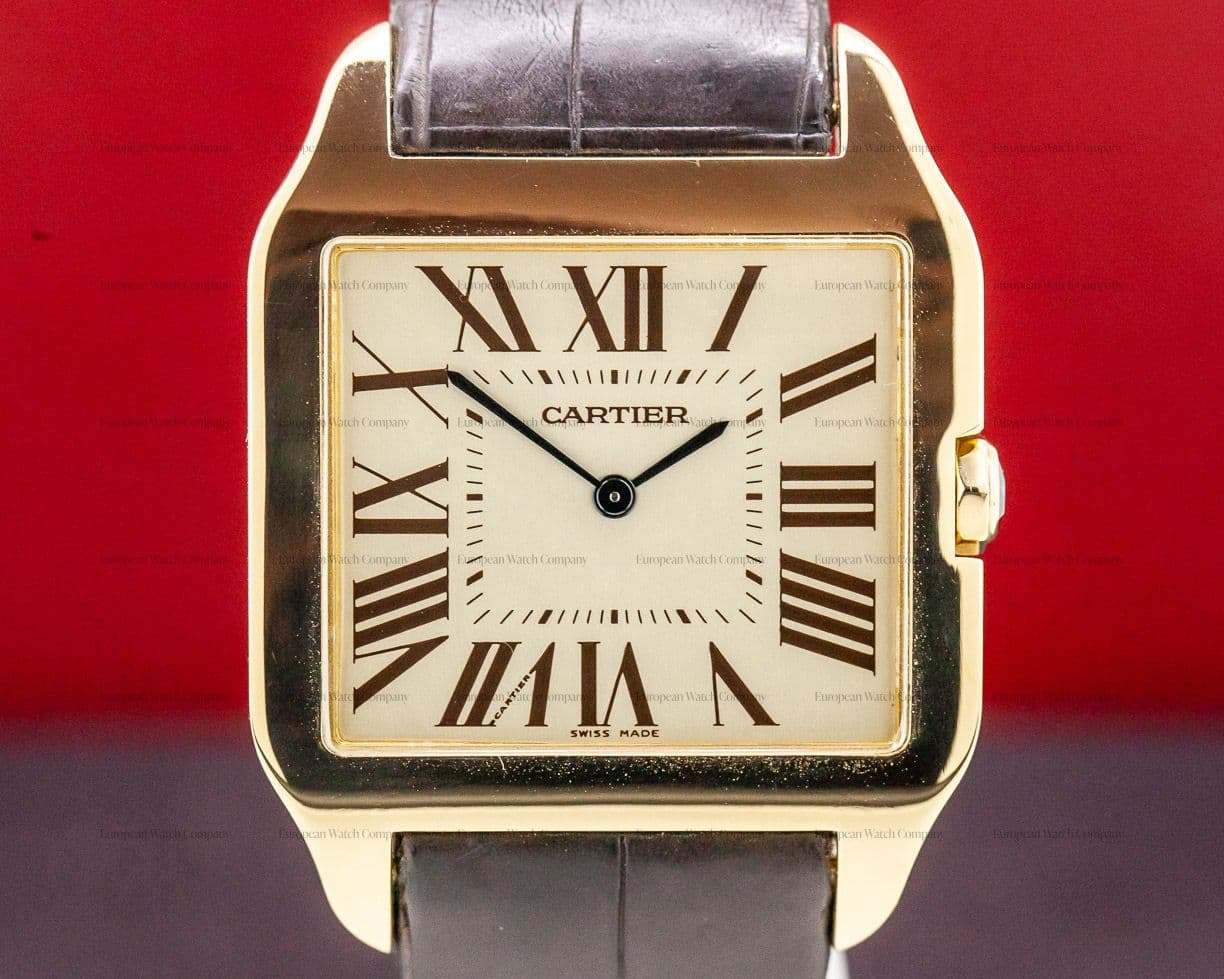 Cartier Santos Dumont Yellow Gold Manual Wind 