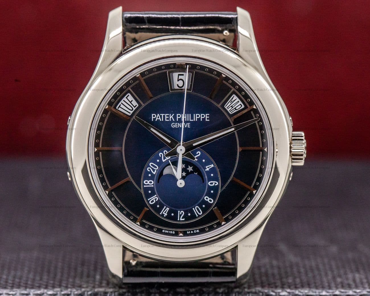 Patek Philippe Annual Calendar Blue Dial 18K White Gold UNWORN

