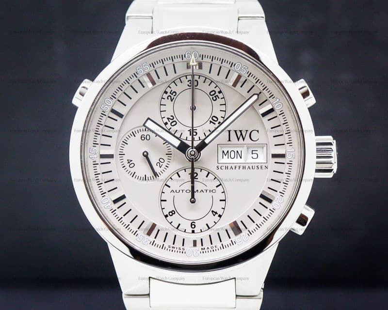 IWC GST Split Second Chronograph Silver Dial