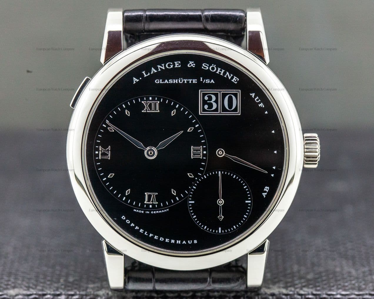 A. Lange and Sohne Lange 1 Platinum Black Dial "DARTH"