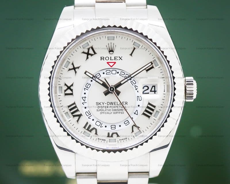 Rolex Sky Dweller 18K White Gold 
