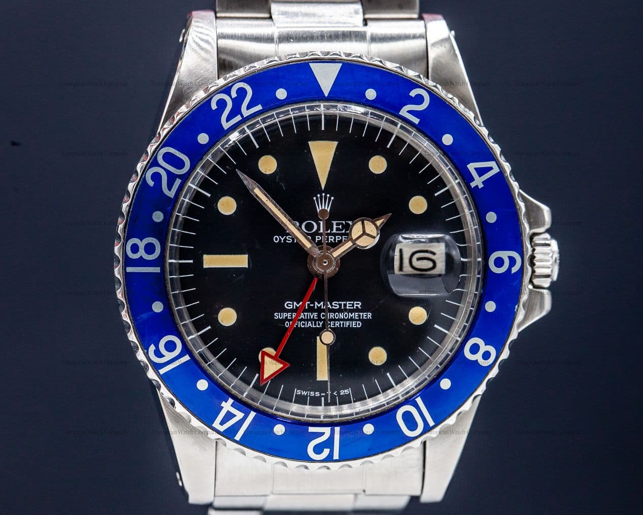 Rolex GMT Master "Blueberry" MKIII Radial Dial SS RARE