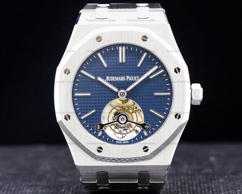 Audemars Piguet Royal Oak Tourbillon Extra Thin Blue Dial LIMITED