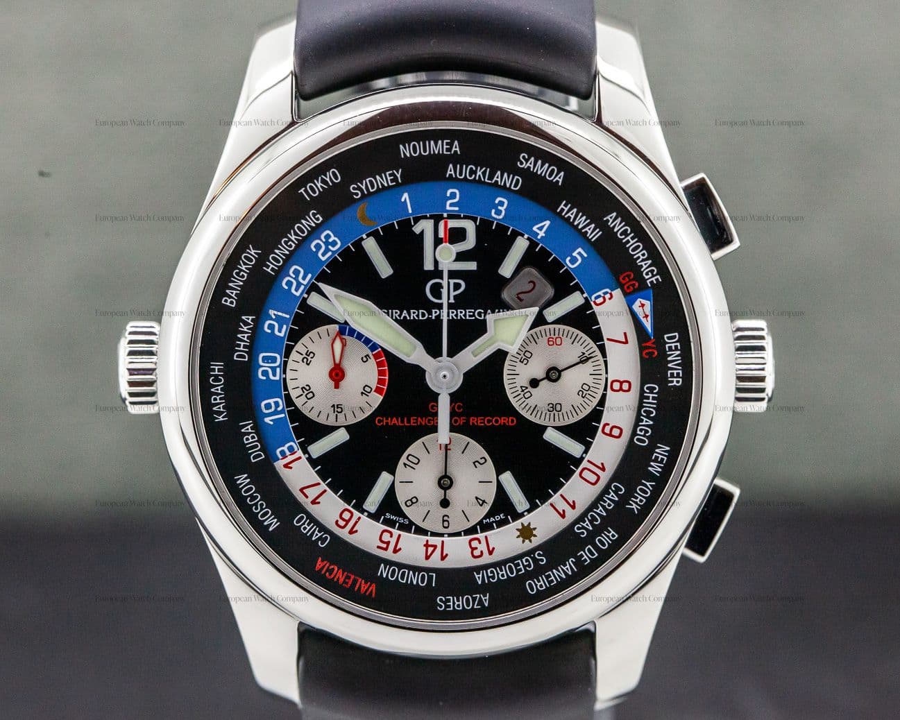 Girard Perregaux World Time WW.TC Chrono SS USA 76