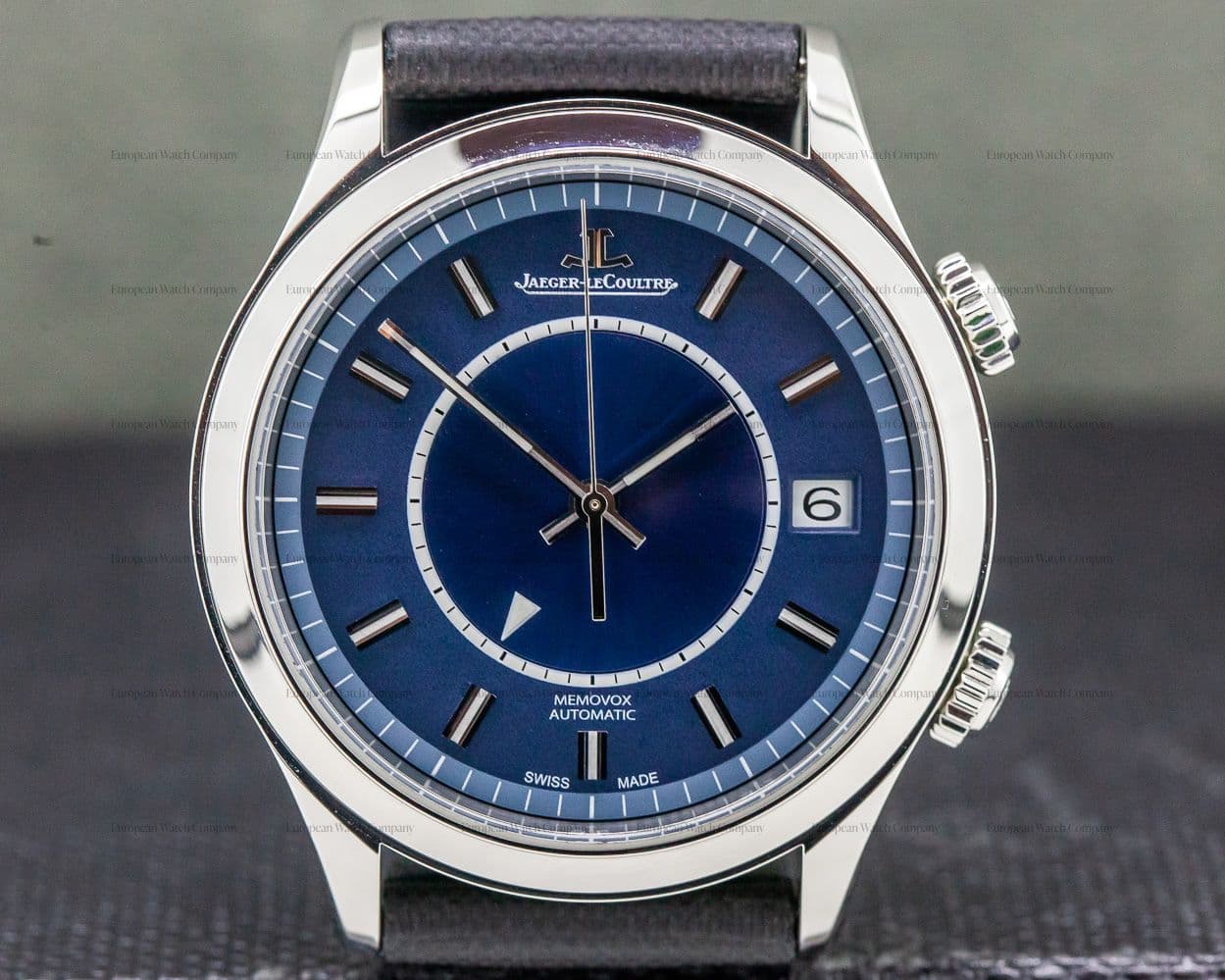 Jaeger LeCoultre Master Memovox SS Boutique Edition BLUE Dial 
