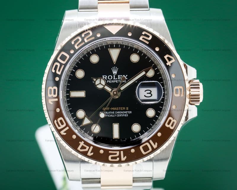 Rolex GMT Master II Ceramic Root Beer SS / 18K  UNWORN