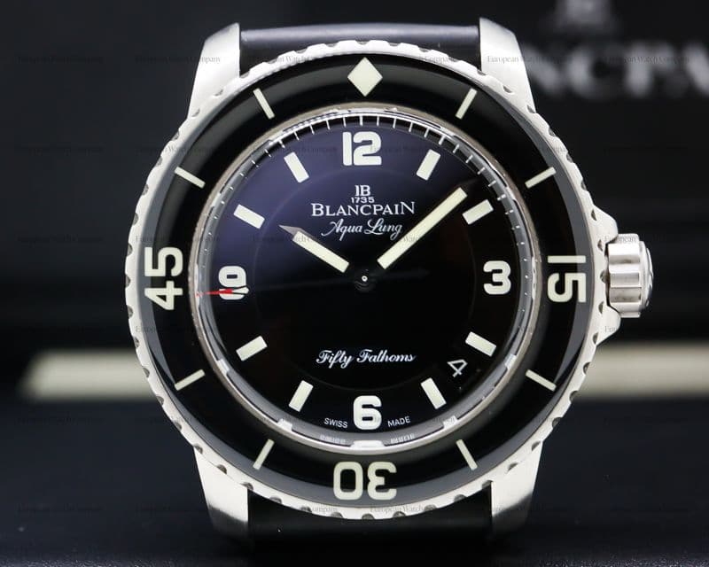 Blancpain Fifty Fathoms "Tribute to Aqualung" SS / Rubber 