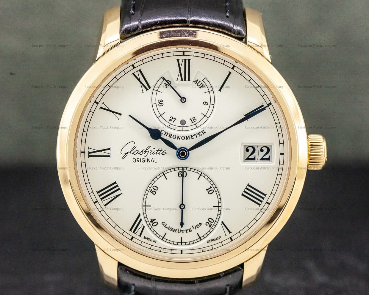 Glashutte Original Senator Chronometer 18K Rose Gold