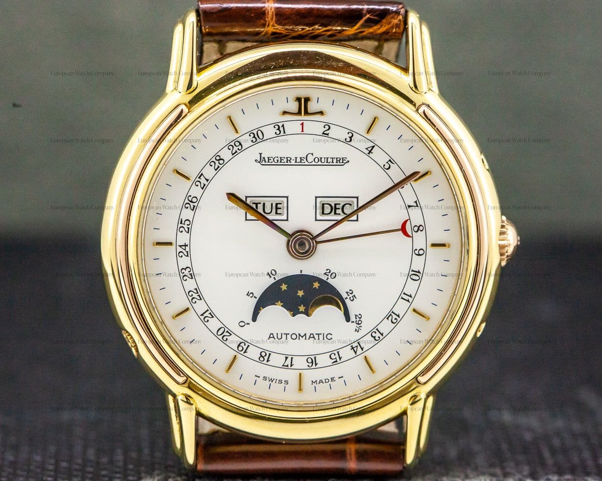 Jaeger LeCoultre Odysseus Calendar White Dial/18K Yellow Gold