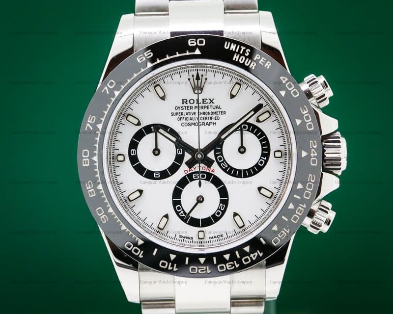 Rolex Daytona Ceramic Bezel SS / White Dial