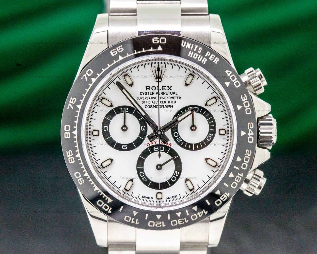 Rolex Daytona Ceramic Bezel SS / White Dial
