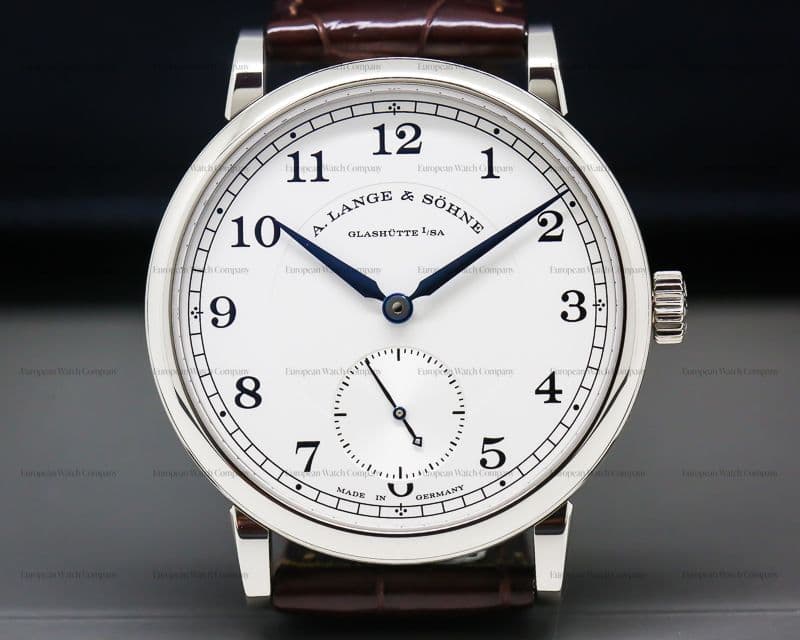 A. Lange and Sohne 1815 18K White Gold Silver Dial 