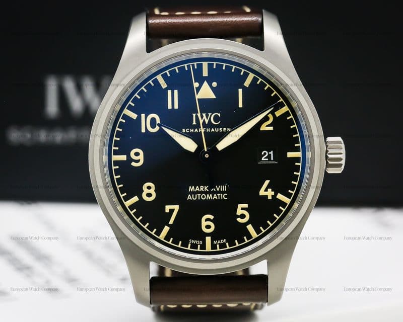 IWC Mark XVIII Heritage Black Dial Titanium