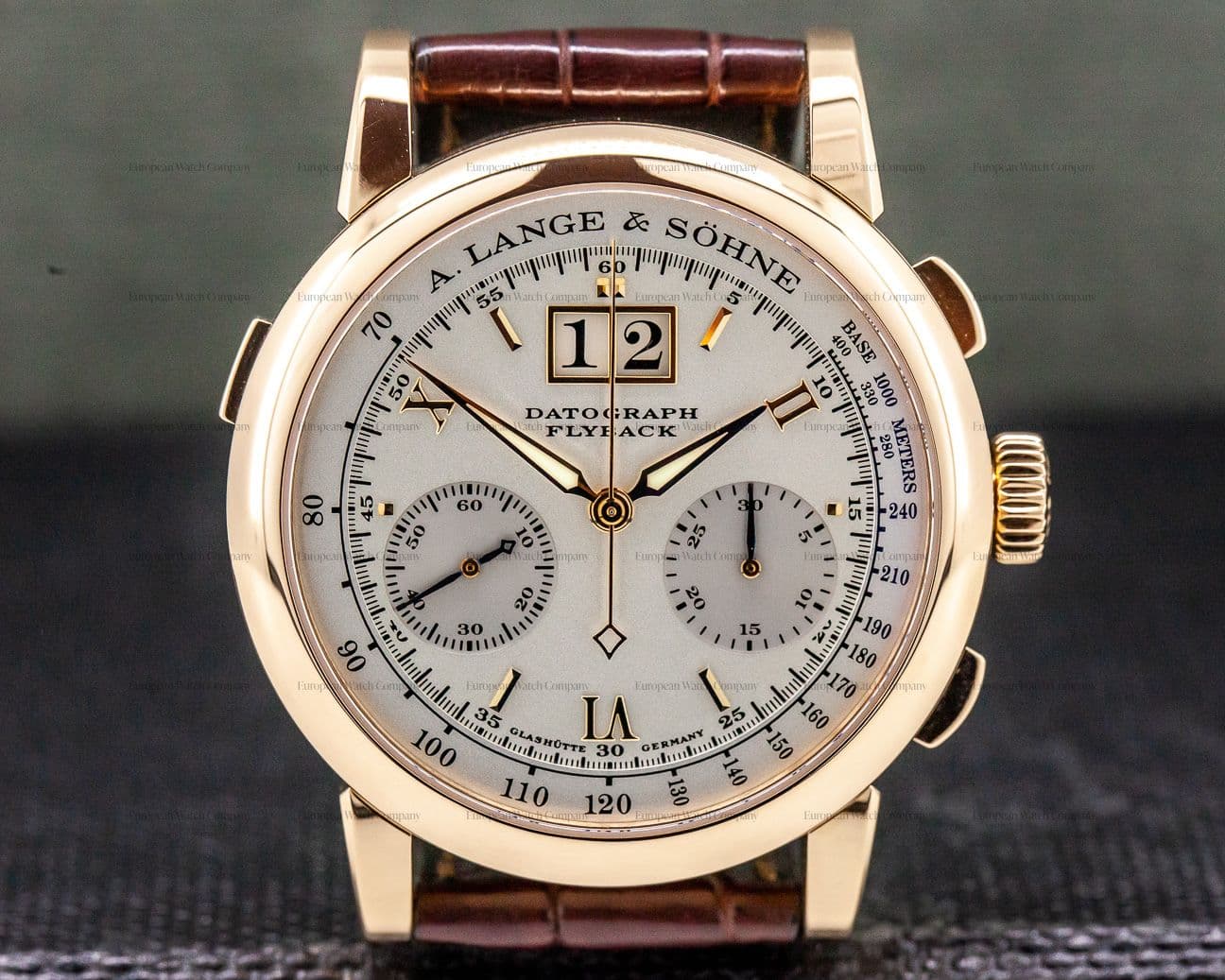 A. Lange and Sohne Datograph Flyback 18K Rose Gold