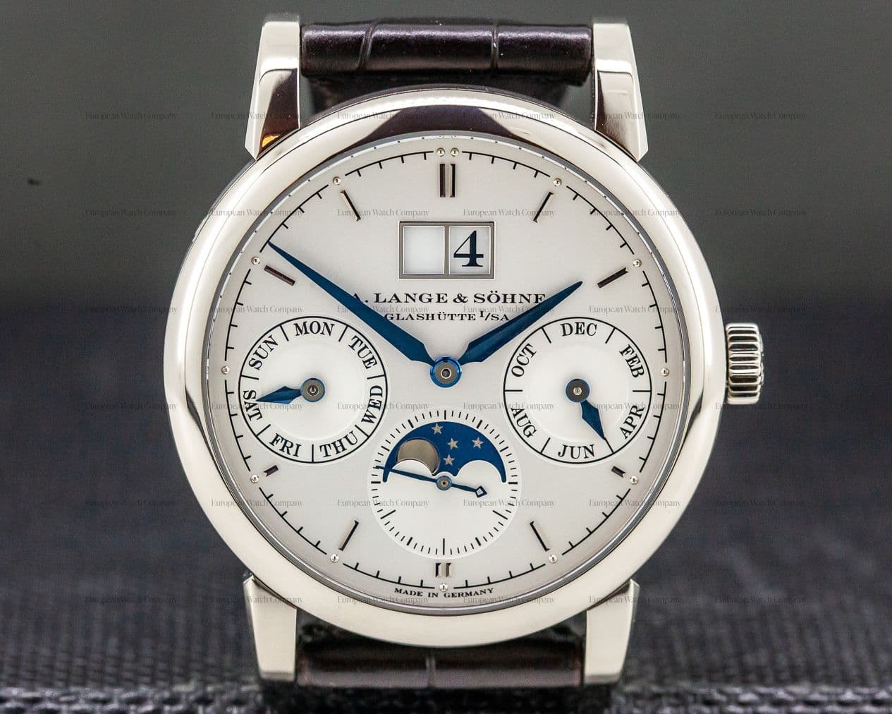 A. Lange & Söhne Saxonia Annual Calendar 18K White Gold 
