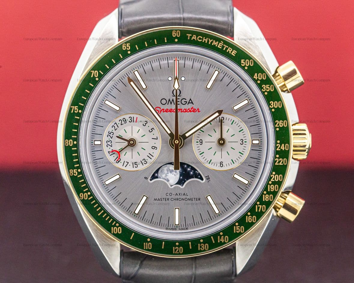 Omega Speedmaster Co-Axial Master chronometer Moonphase Chronograph 18K / SS