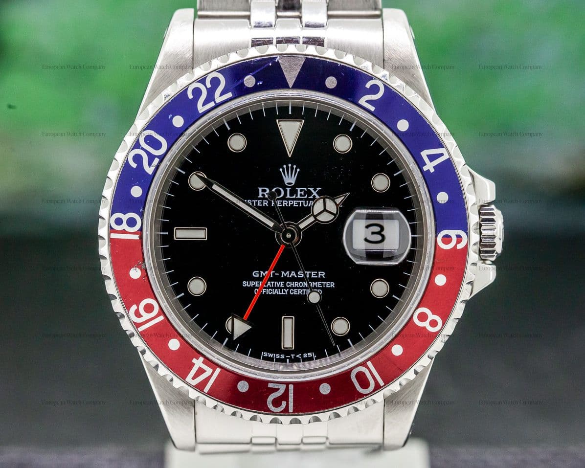 Rolex 16700 GMT Master Red / Blue Pepsi Bezel 