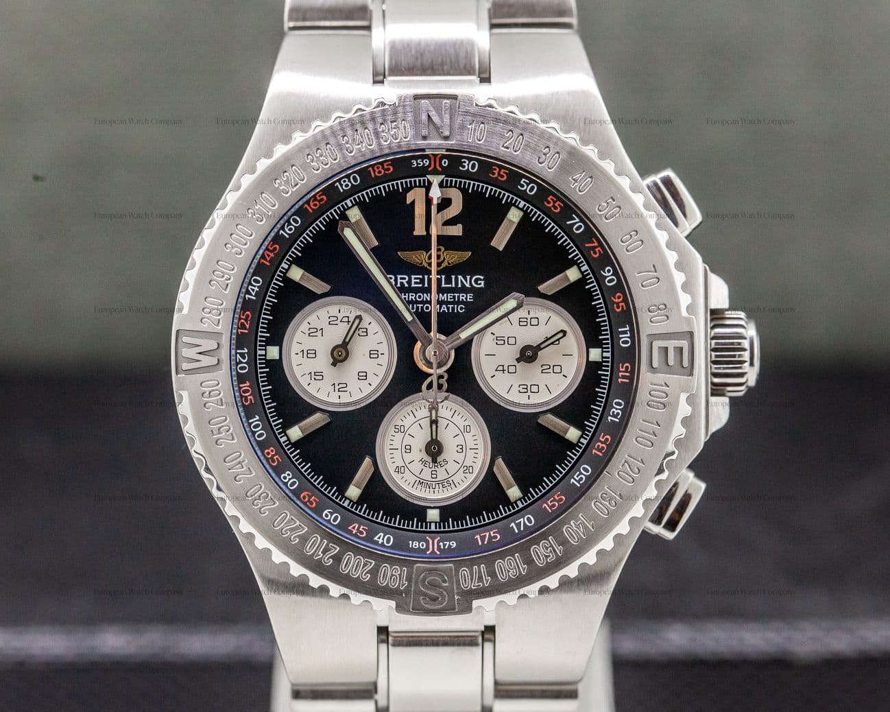 Breitling Hercules SS Black Dial / Bracelet 