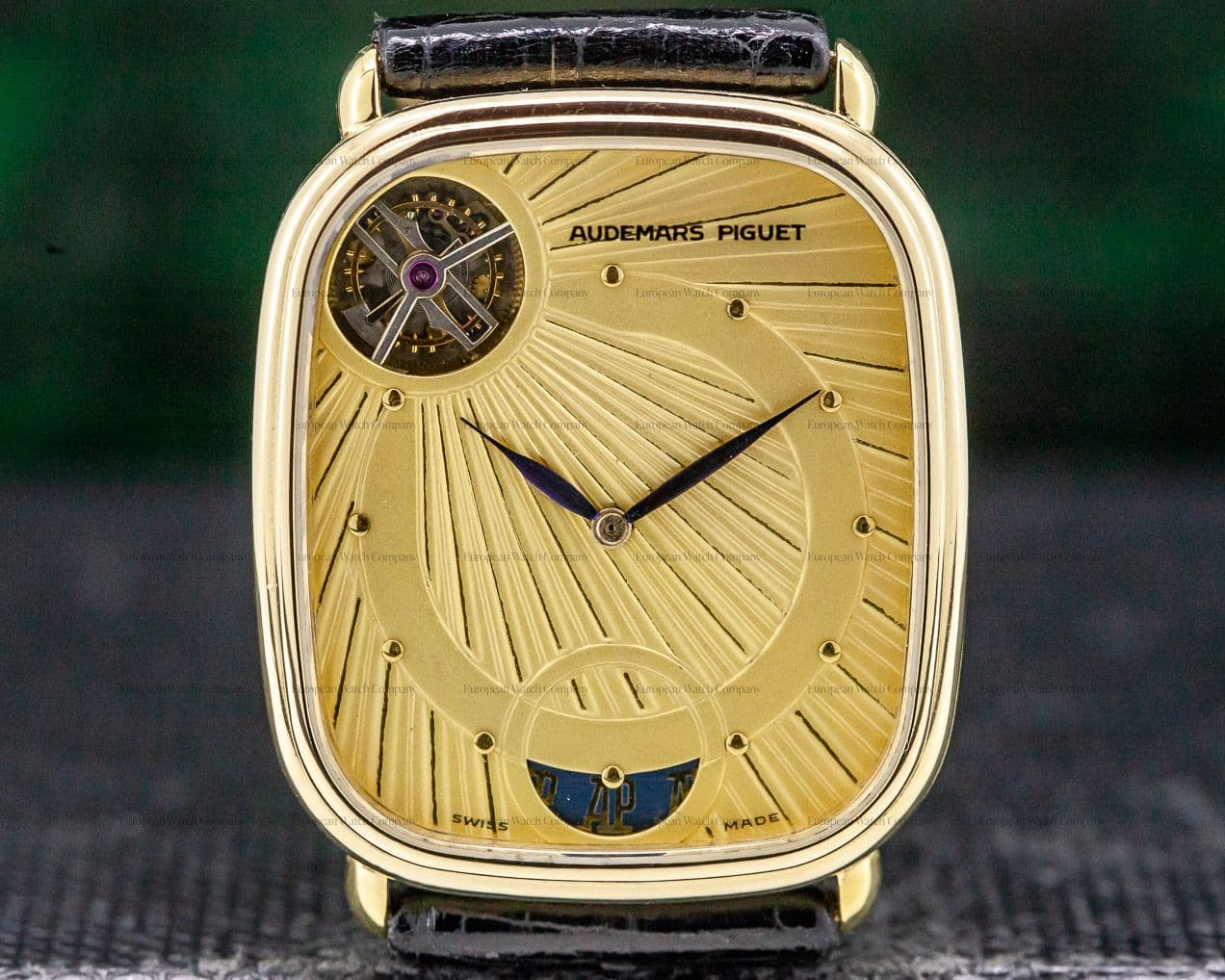 Audemars Piguet Automatic Tourbillon Cushion Case 18K RARE & IMPORTANT