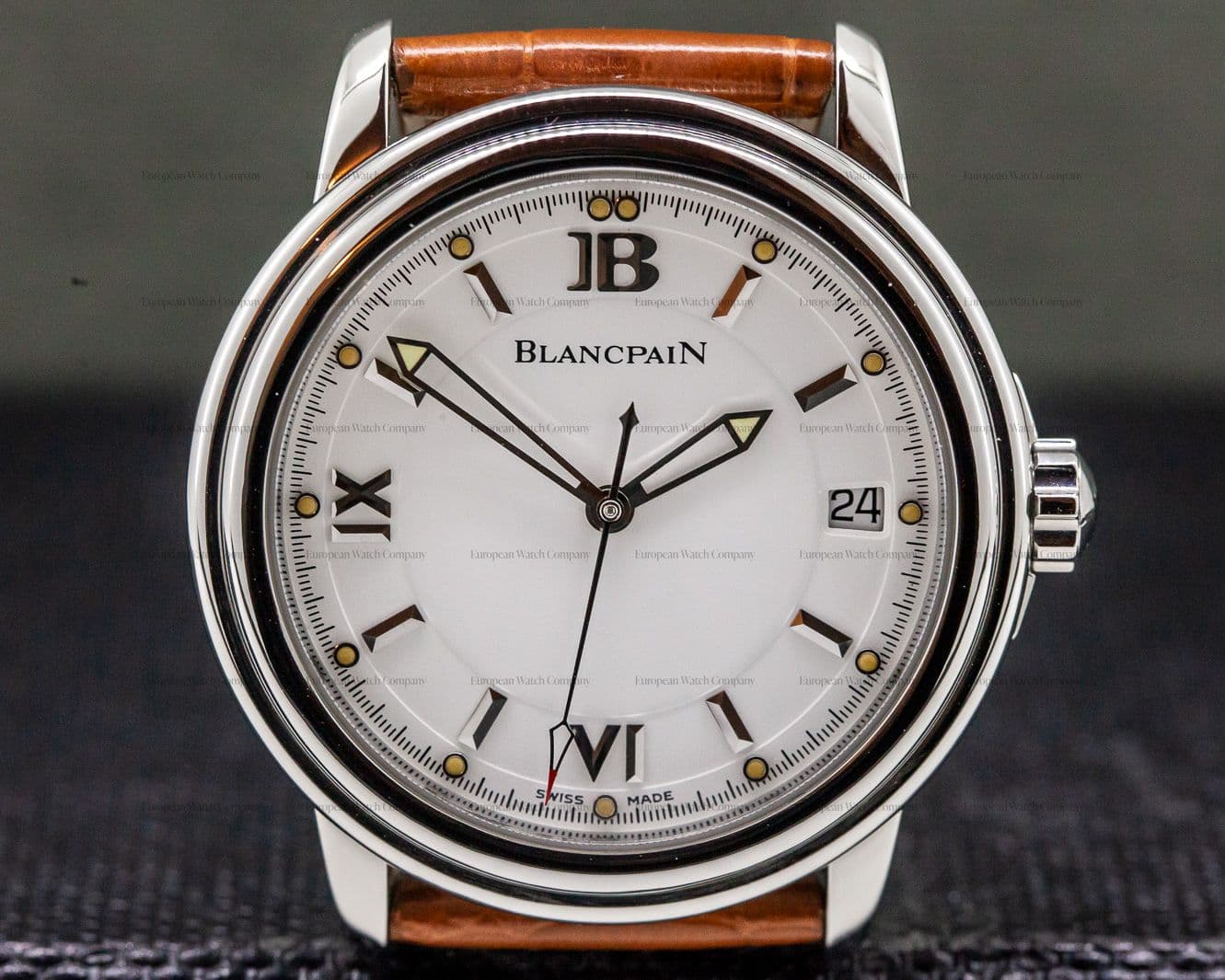 Blancpain Leman SS White Dial 38MM
