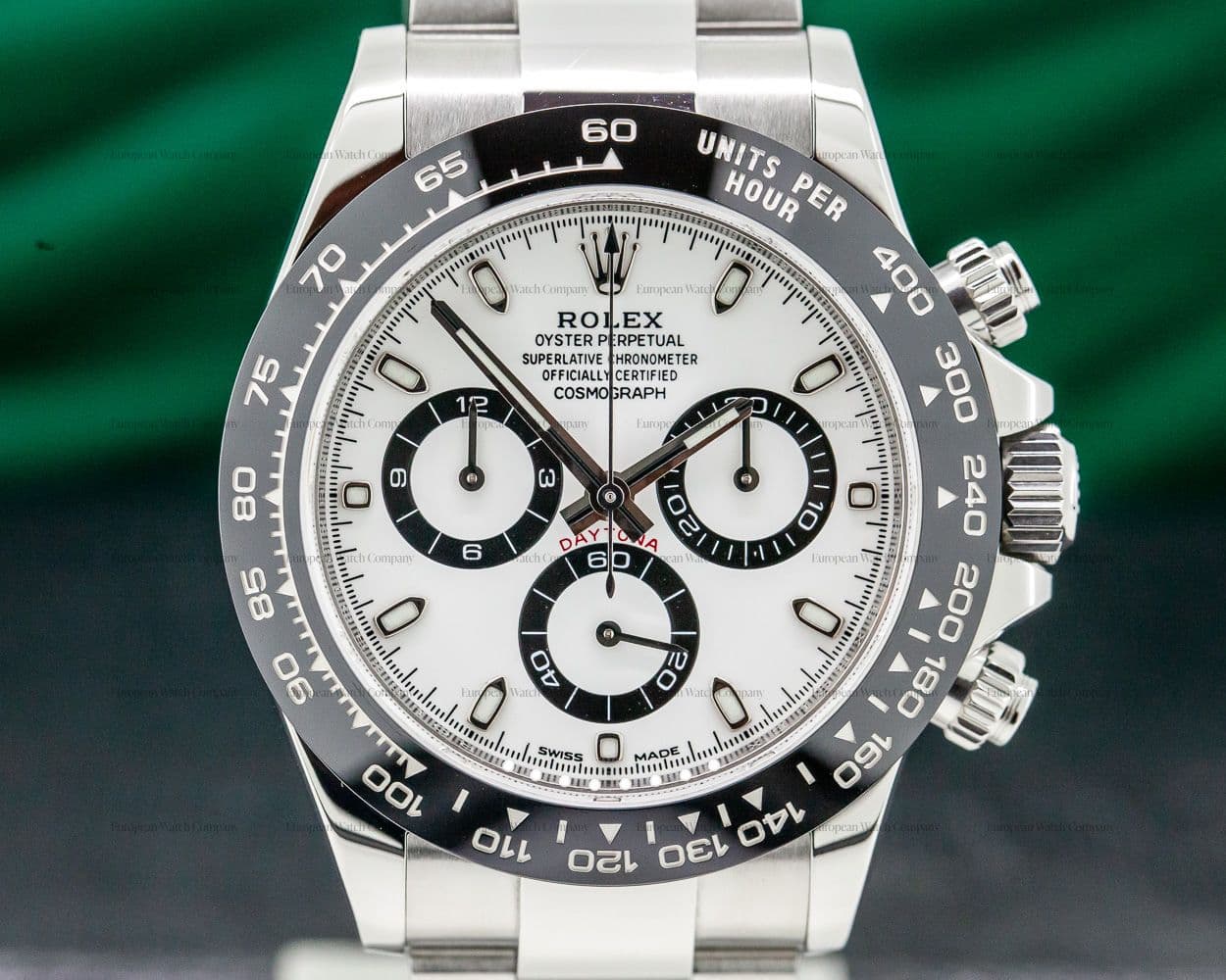 Rolex Daytona Ceramic Bezel SS / White Dial