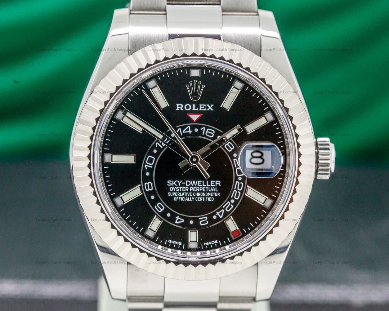 Rolex Sky Dweller Steel Black Dial 