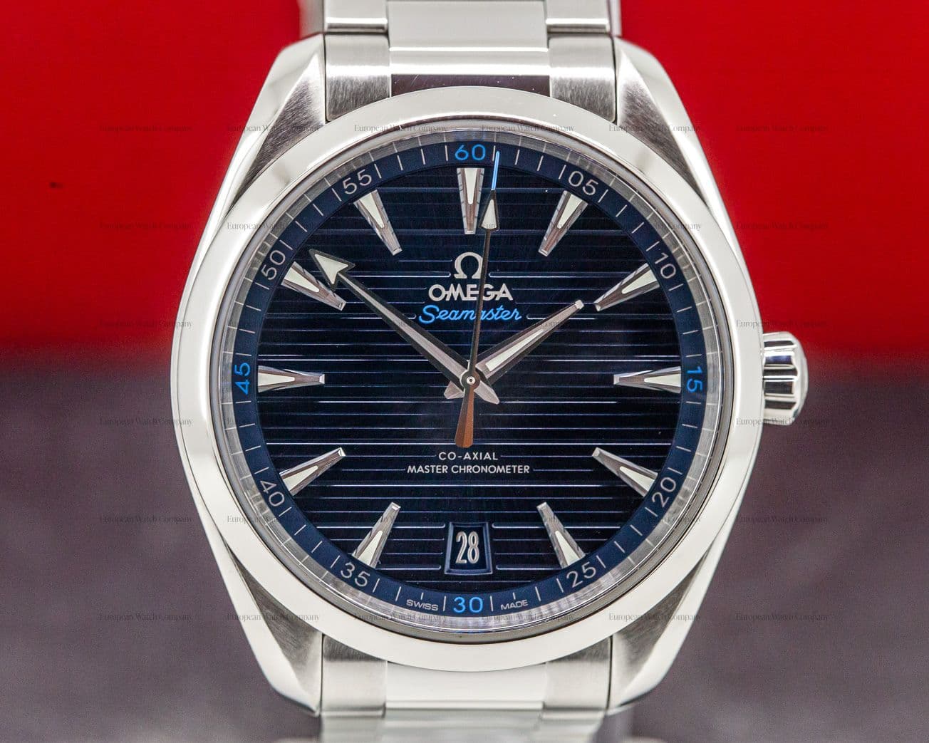 Omega Seamaster Aqua Terra Co-Axial Master Blue Dial SS / SS 41mm 