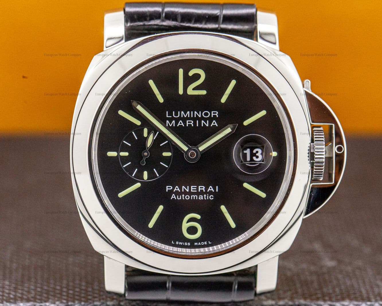 Panerai Luminor Automatic SS Black Dial 

