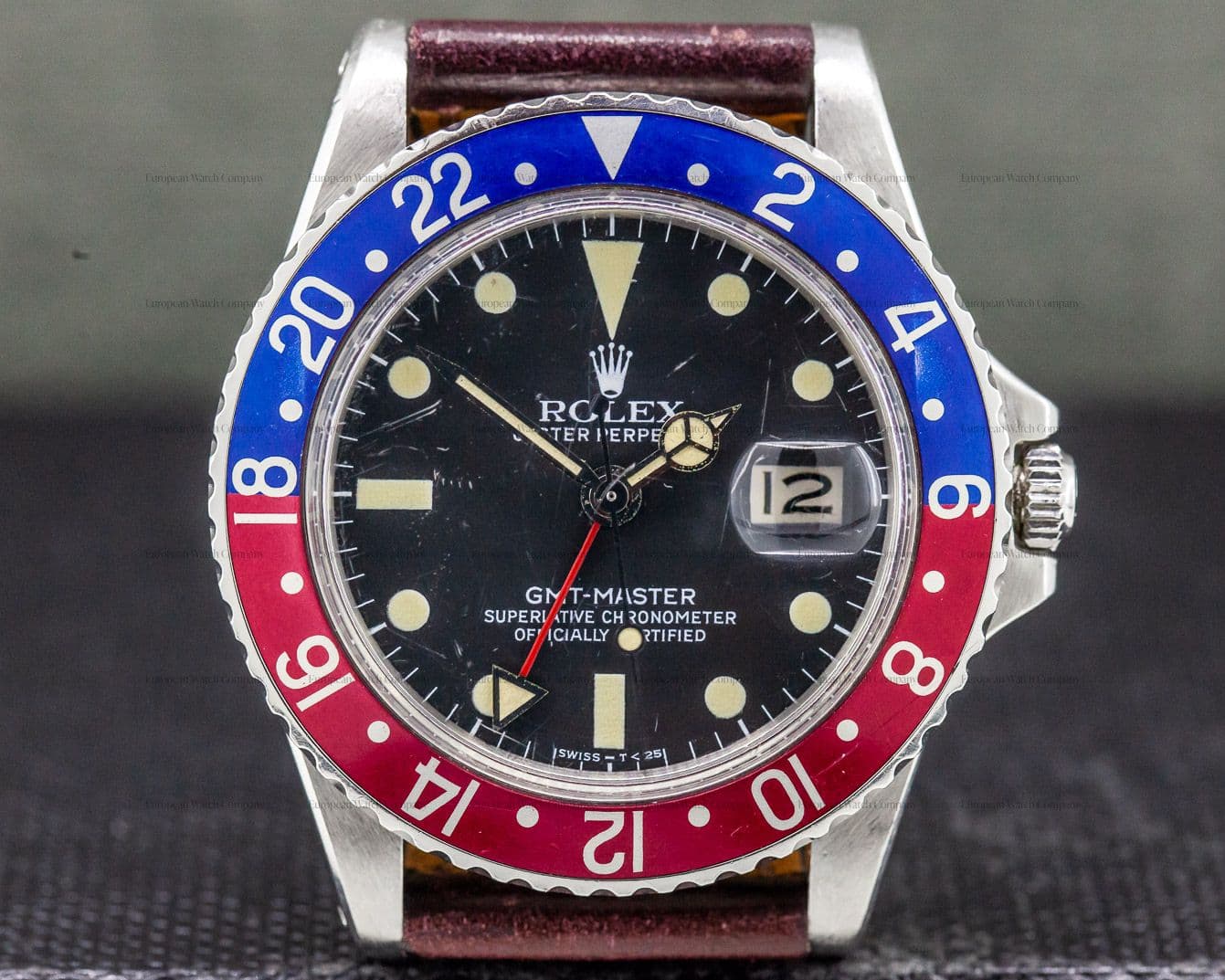 Rolex Vintage GMT Master "Pepsi Bezel" Matte Dial 1966