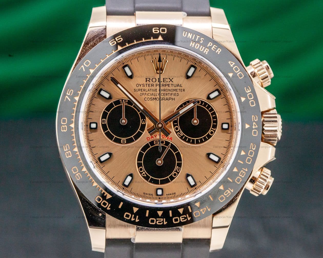Rolex Cosmograph Daytona Ceramic 18K Everose Gold / Rose Dial UNWORN
